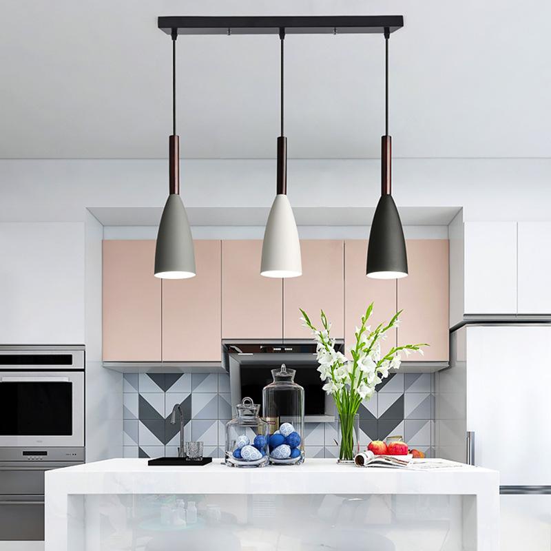 Lights of Scandinavia - Trine - Nordic contemporary 3 pendant lighting. Modern design, aluminum body and adjustable cord length. Dining Table Pendant lights. Kitchen Island Chandelier, Pendant light Home Decoration indoor lighting, Chandeliers for bedroom