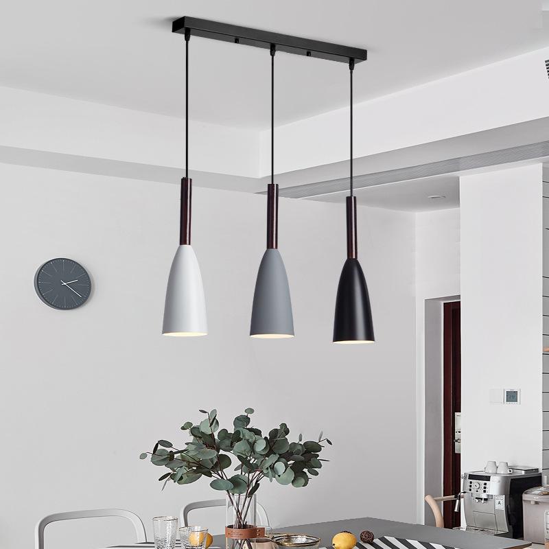 Lights of Scandinavia - Trine - Nordic contemporary 3 pendant lighting. Modern design, aluminum body and adjustable cord length. Dining Table Pendant lights. Kitchen Island Chandelier, Pendant light Home Decoration indoor lighting, Chandeliers for bedroom