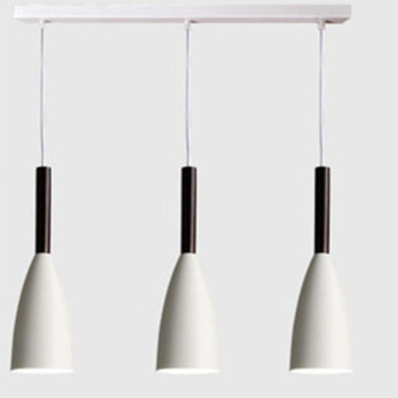 Lights of Scandinavia - Trine - Nordic contemporary 3 pendant lighting. Modern design, aluminum body and adjustable cord length. Dining Table Pendant lights. Kitchen Island Chandelier, Pendant light Home Decoration indoor lighting, Chandeliers for bedroom